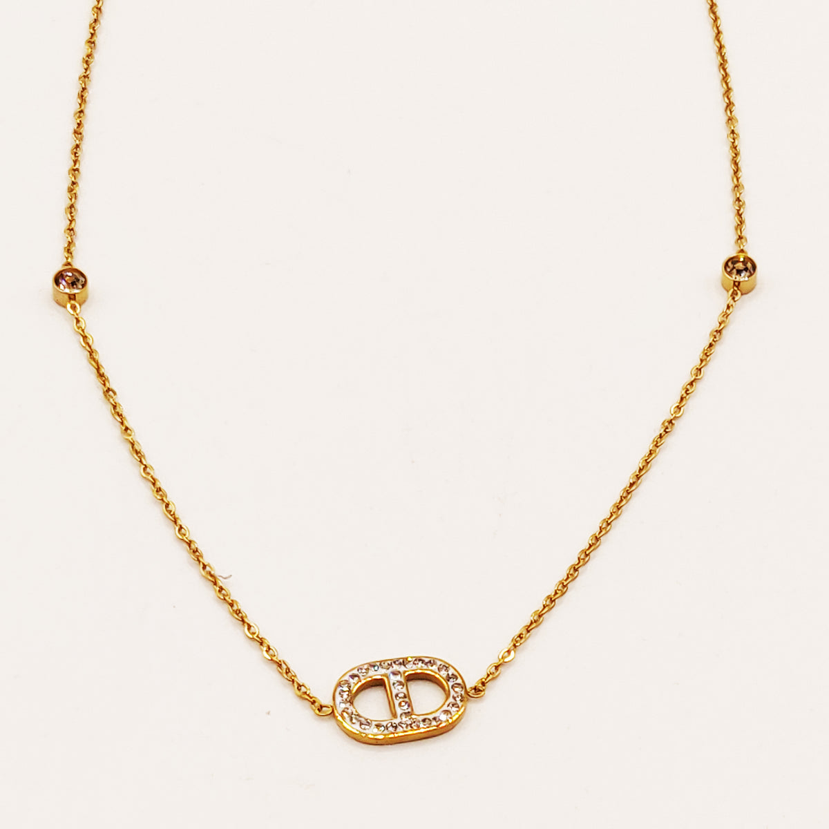 Collier ᗡD Luxe Cristaux Simple
