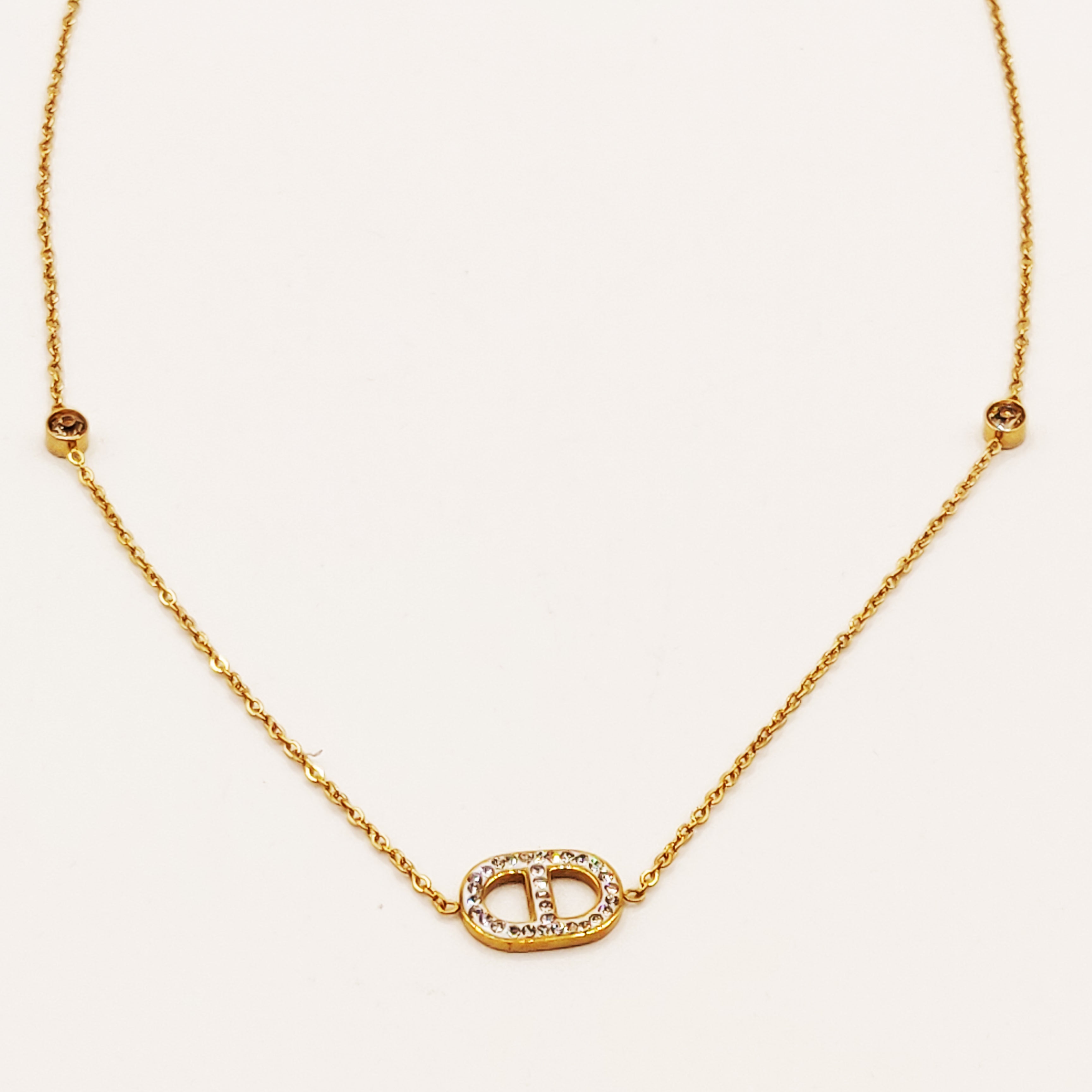 Collier ᗡD Luxe Cristaux Simple