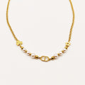 Collier ᗡD Luxe Trèfle Étoile et Perles