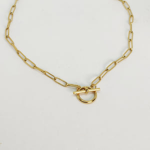 Collier Cercle et Barre