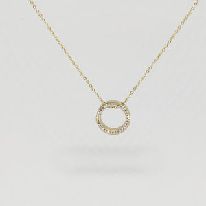 Collier Cercle Cristaux