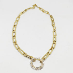 Collier Cercle Perles