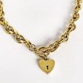 Collier Chaîne Cadenas Coeur Prestige Vis