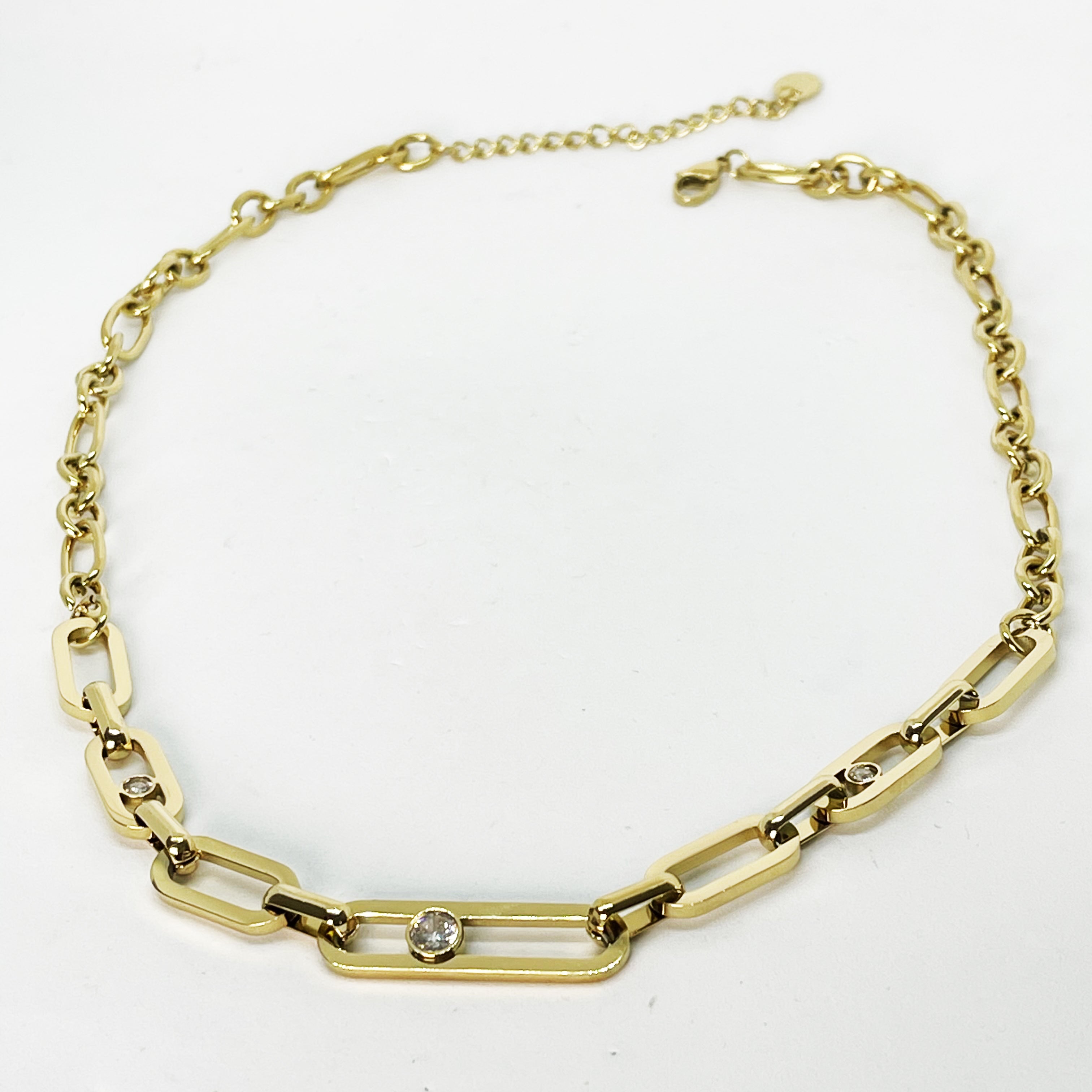 Collier Chaîne Cristaux