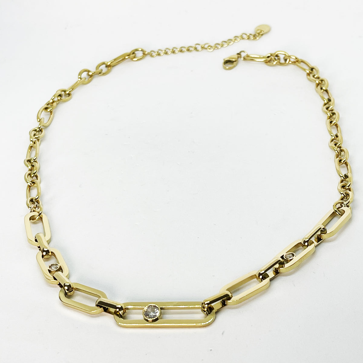 Collier Chaîne Cristaux