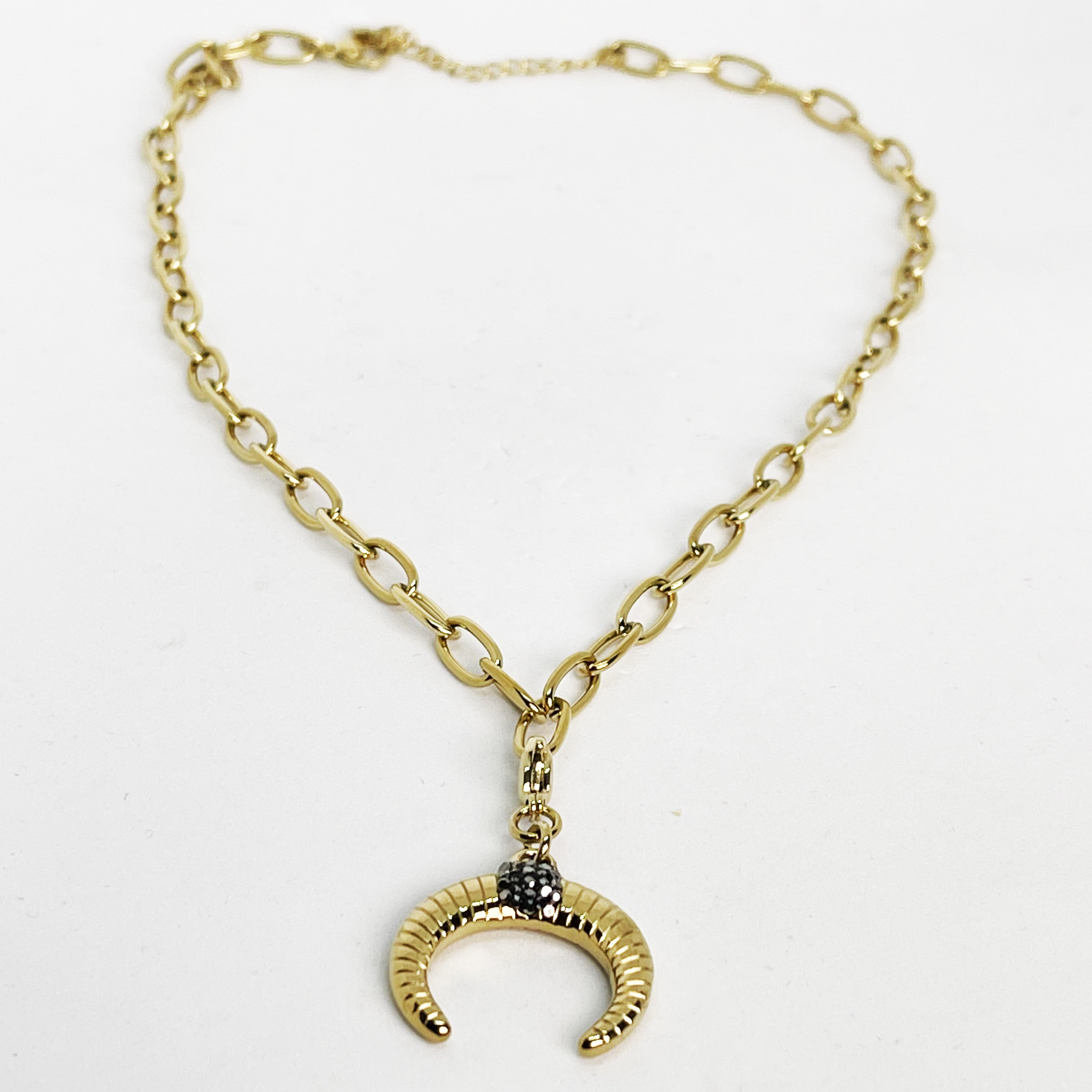 Collier Chaîne Croissant de Lune