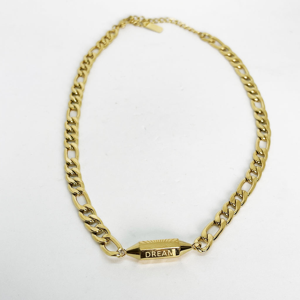Collier Chaîne "Dream Big Always"