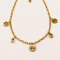 Collier Chaîne Eden et Gouttes Cristaux Luxe