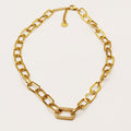 Collier Chaîne Maillon Cristaux