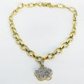 Collier Chaîne Marguerite Cristaux