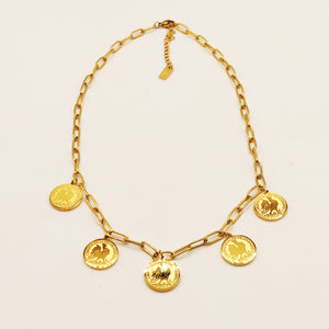 Collier Chaîne Multi Louise Coq Luxe