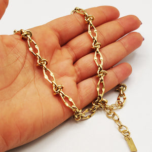 Collier Chaîne Multi Noeuds Luxe