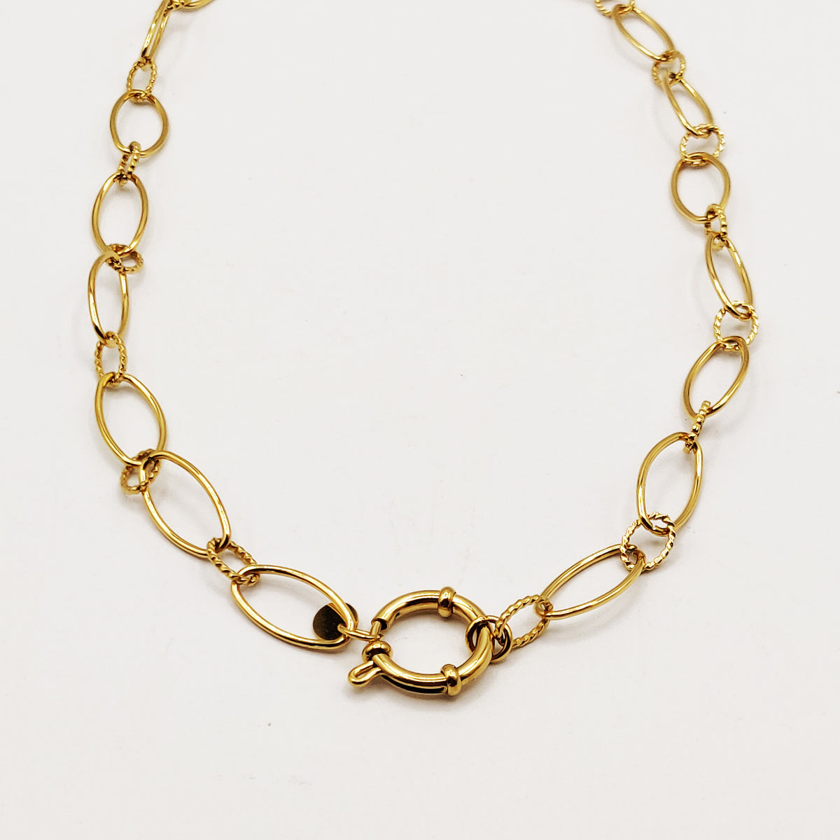 Collier Chaîne Ovale Luxe