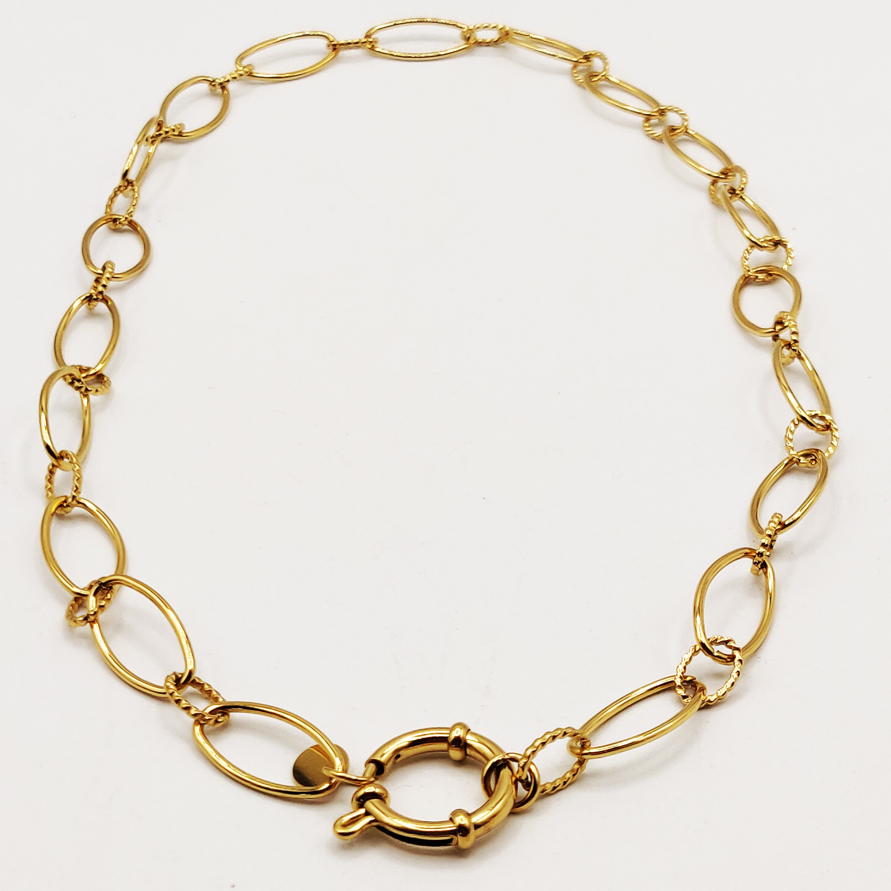 Collier Chaîne Ovale Luxe