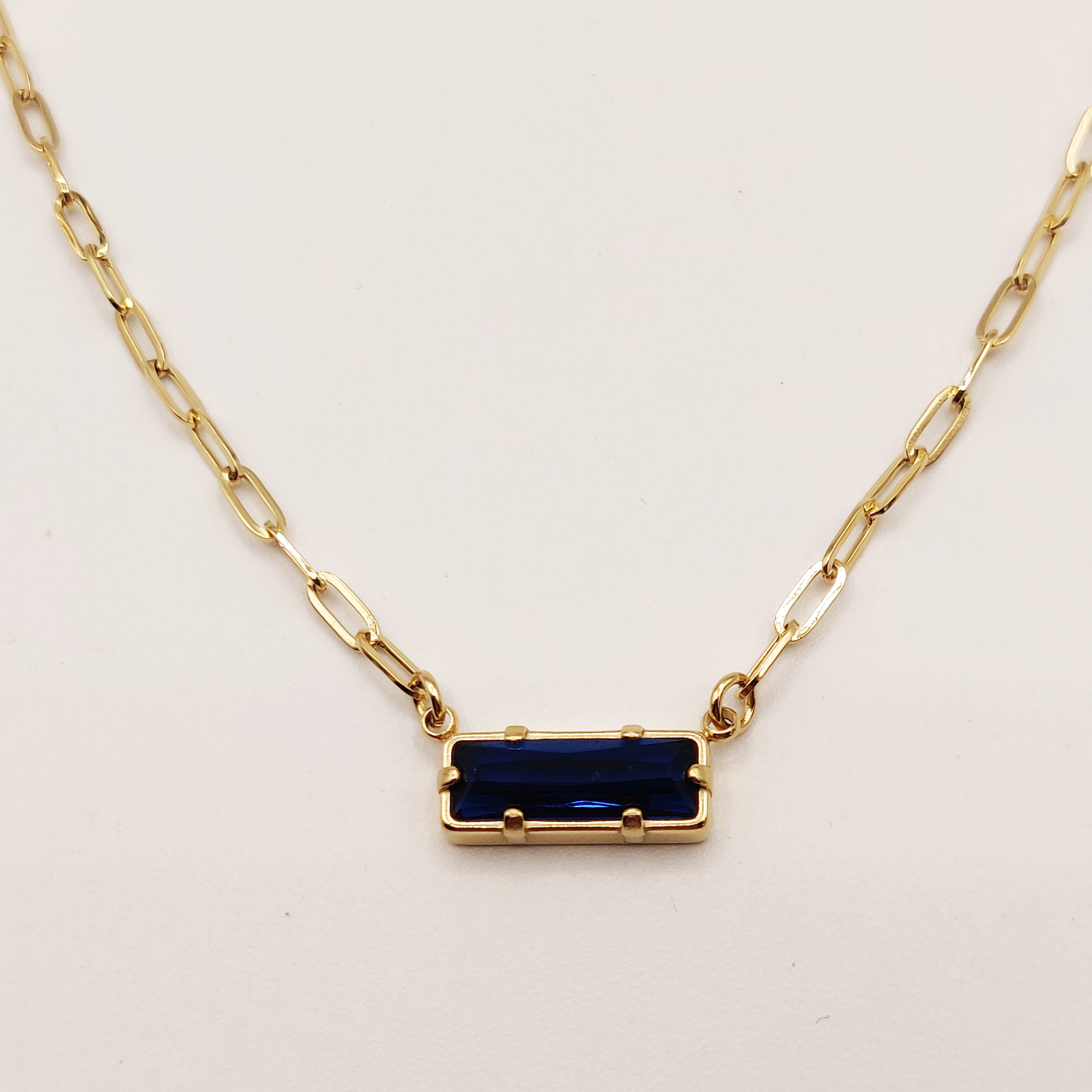 Collier Chaîne Saphir Luxe