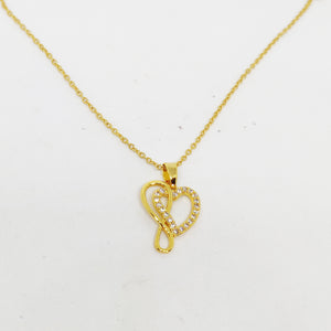Collier Coeur Infinity