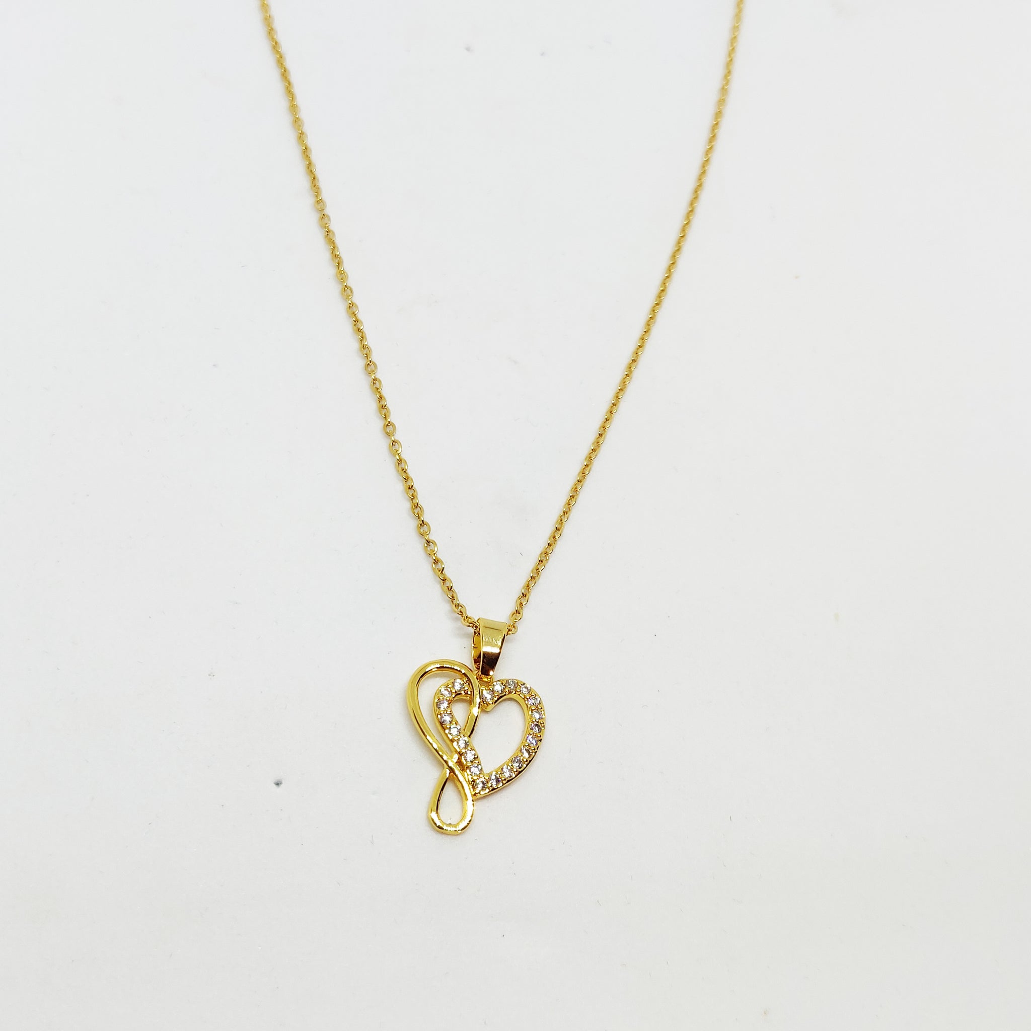 Collier Coeur Infinity