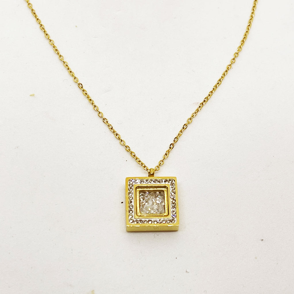 Collier Coffre à Cristaux