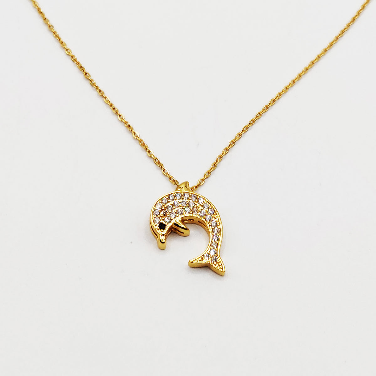 Collier Dauphin Cristaux Luxe
