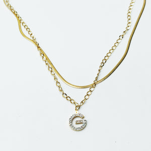 Collier Double G Luxe