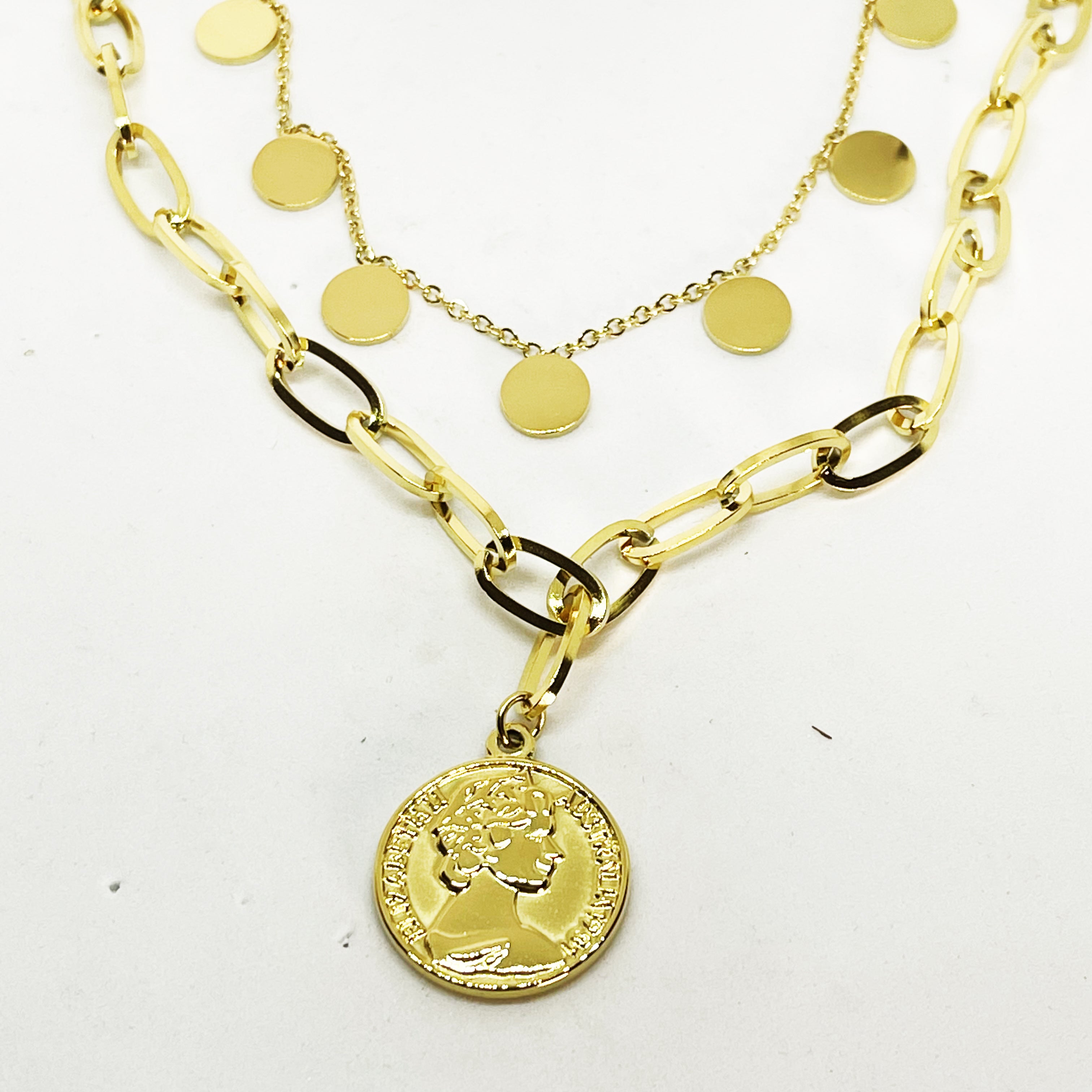 Collier Double Louis D'or
