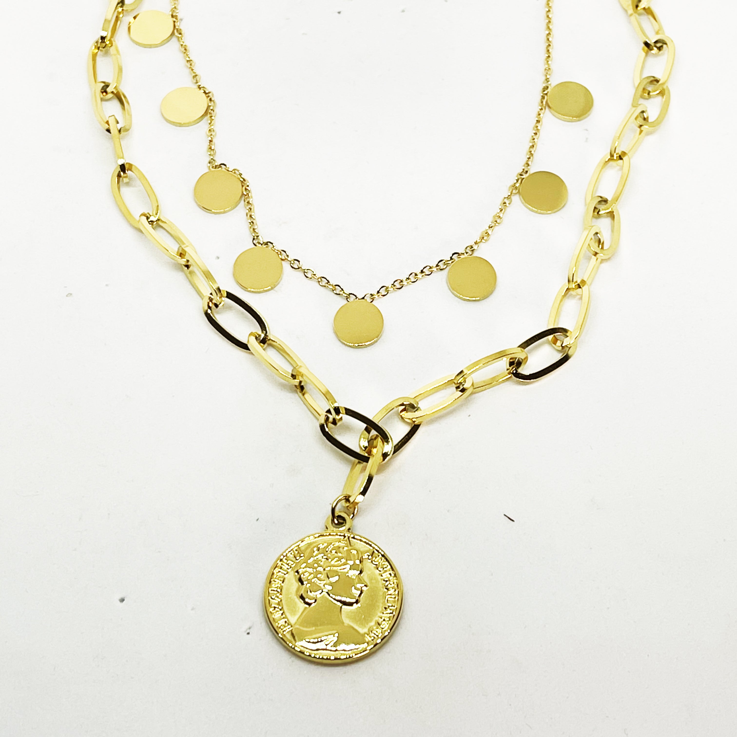 Collier Double Louis D'or