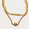 Collier Double Maille Chance Luxe