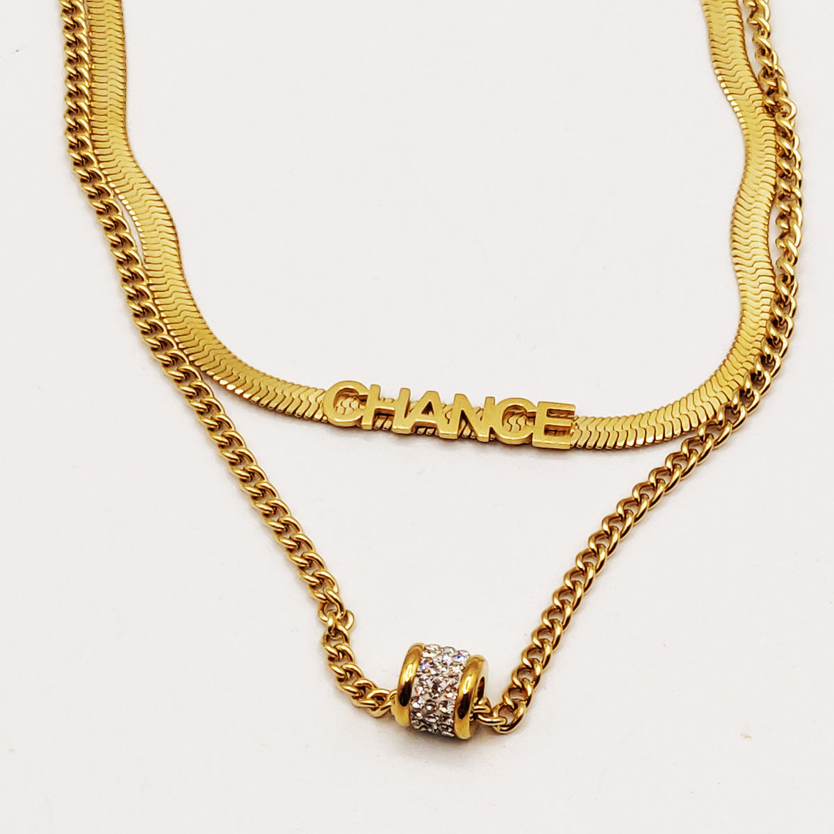 Collier Double Maille Chance Luxe