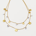 Collier Double Multi Soleils et Cristaux