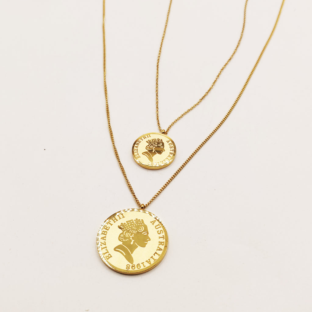 Collier Double Pièces Elizabeth II