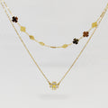 Collier Trèfle Double Luxe