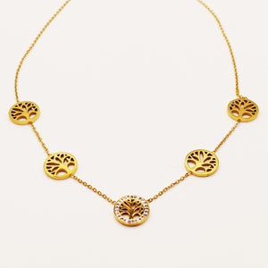 Collier Eden 5 Médaillons