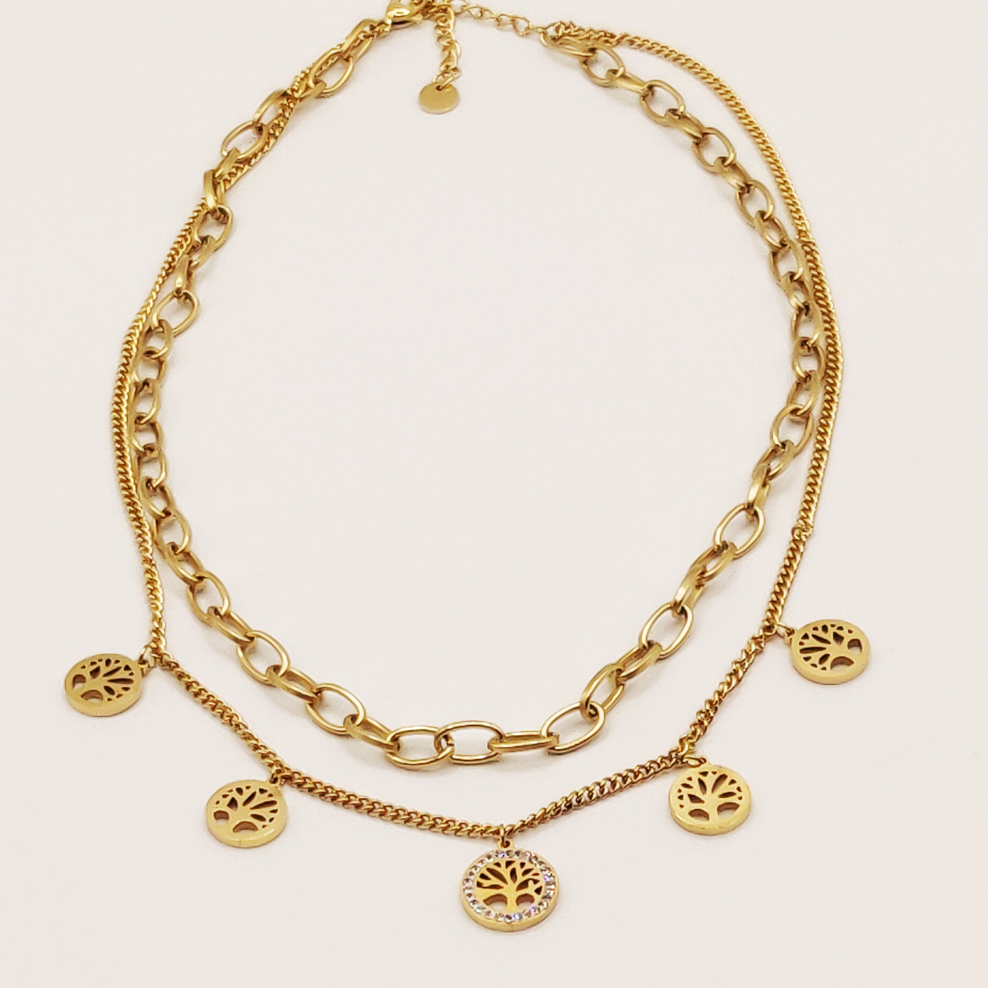 Collier Eden Chaîne Double