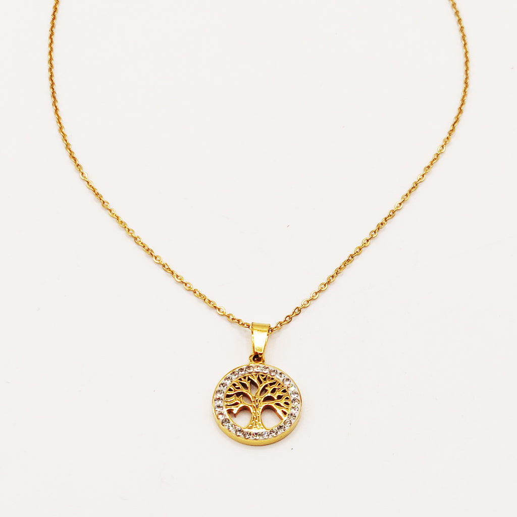 Collier Eden Cristaux Simple