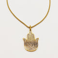 Collier Grande Main de Fatma Fleur Luxe