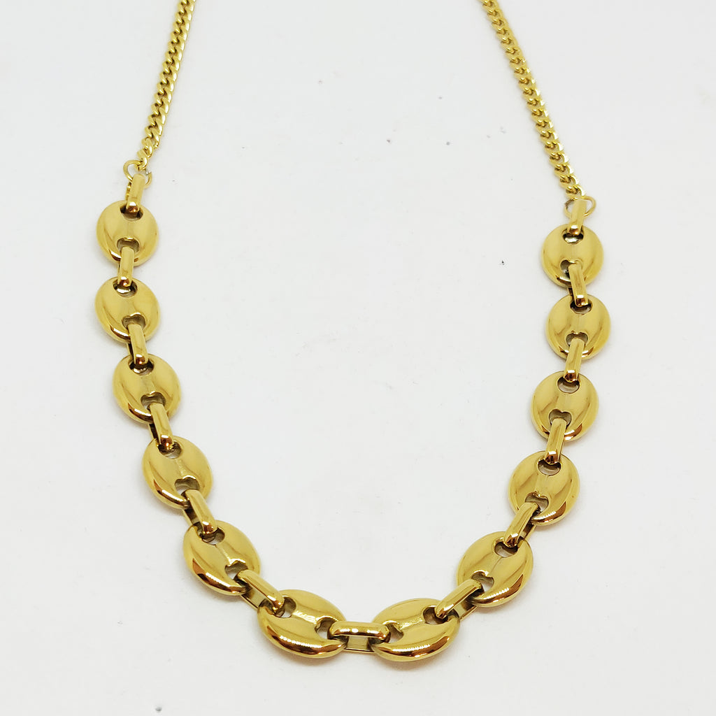 Collier Grandes Graines de Café
