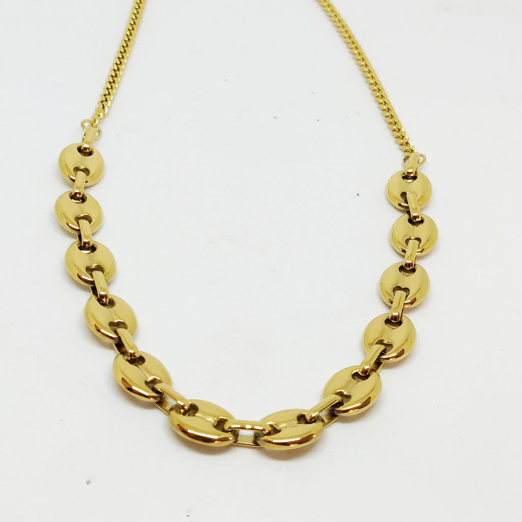 Collier Grandes Graines de Café