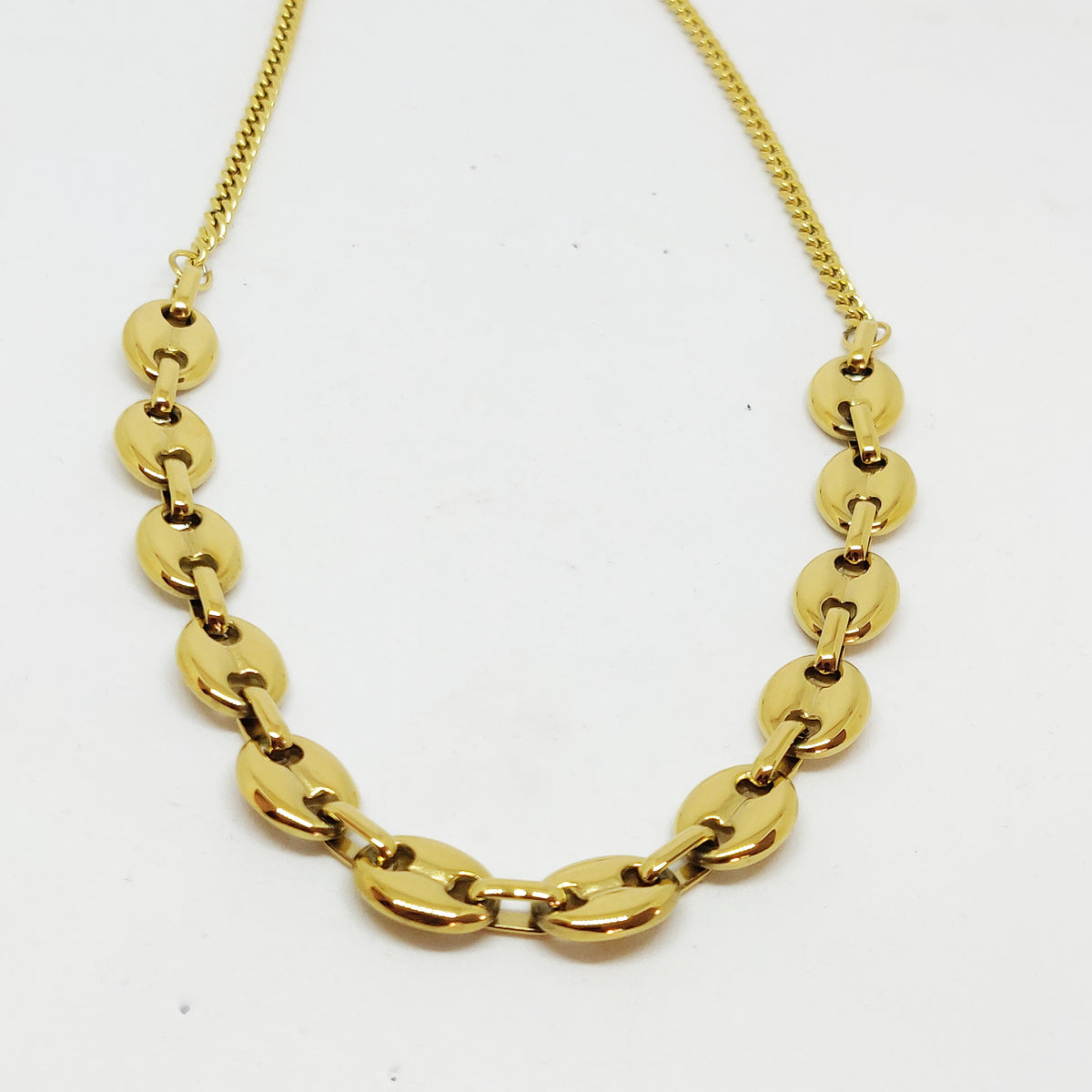 Collier Grandes Graines de Café