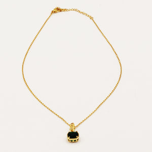 Collier Gros Émeraude Luxe