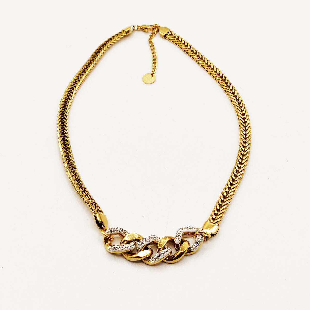 Collier Chic En Cristal Tressé Banana Republic - Neuf Avec étiquettes