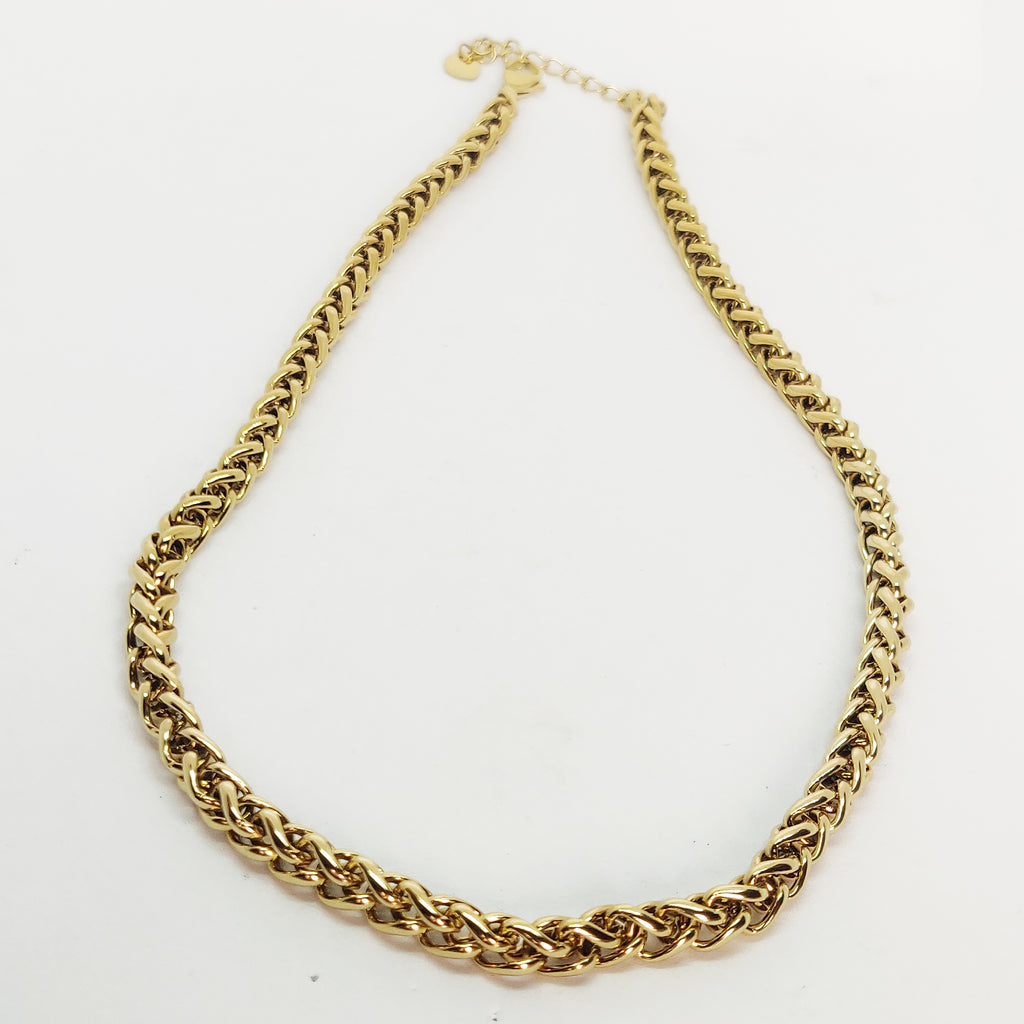 Collier Maille Torsade Épais