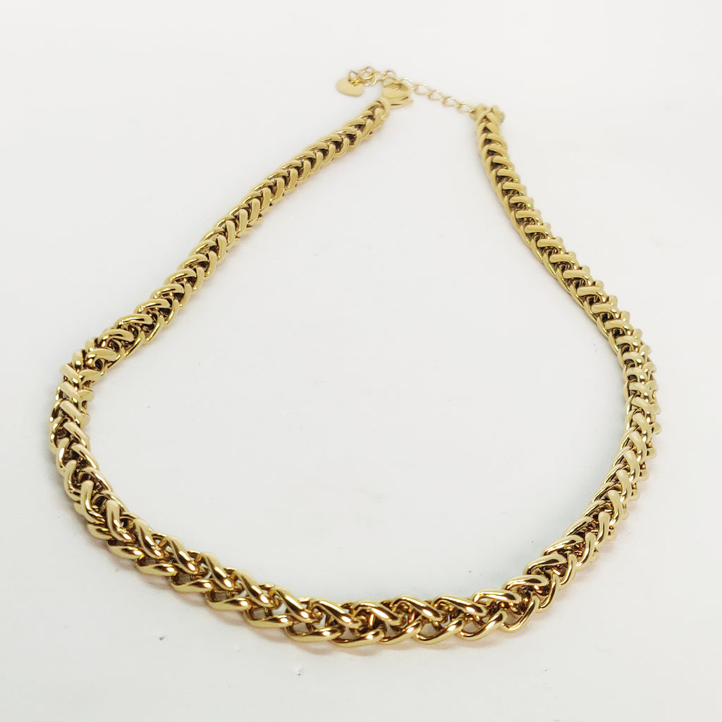 Collier Maille Torsade Épais