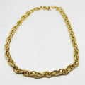 Collier Maille Torsade Rayures