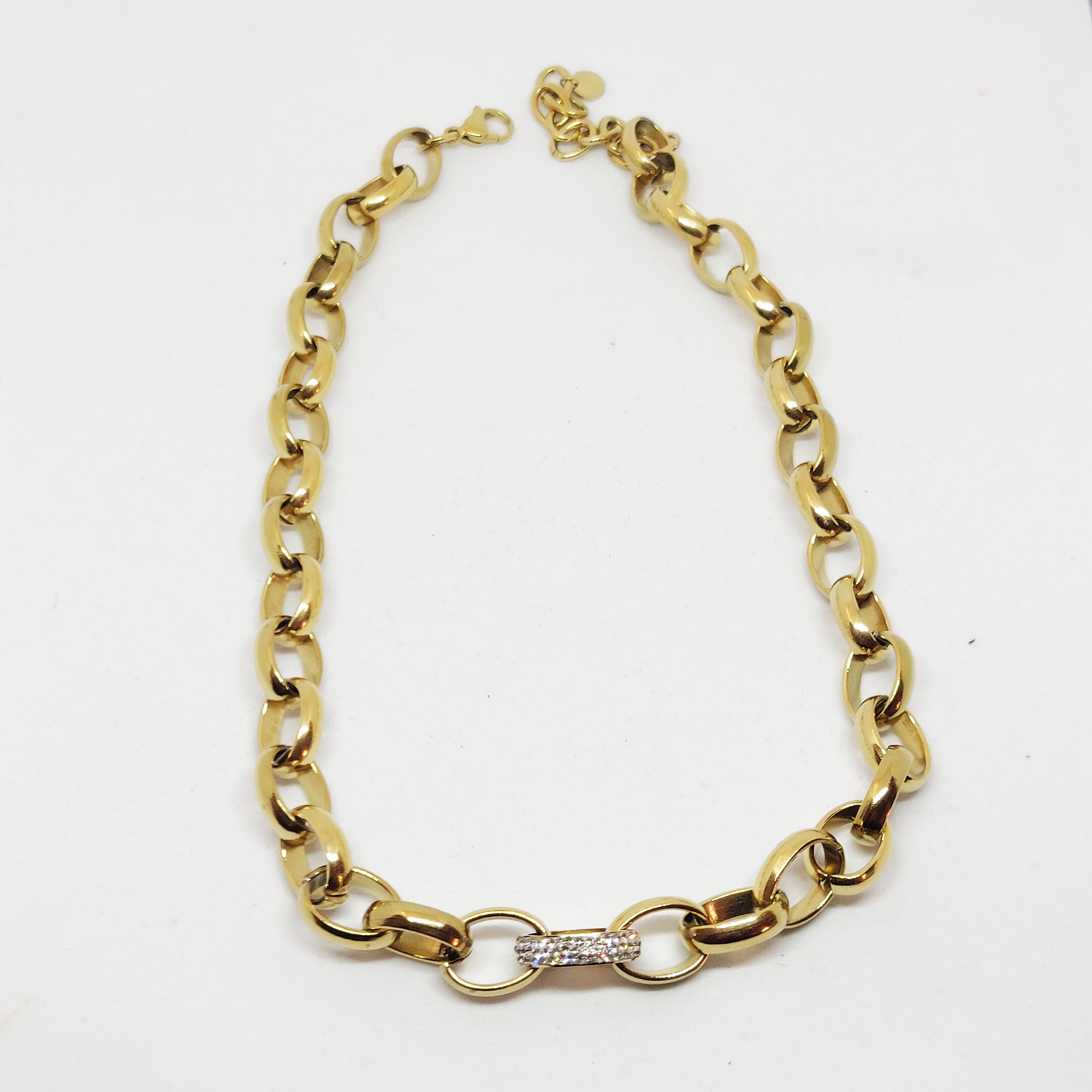 Collier Maillons Cristaux
