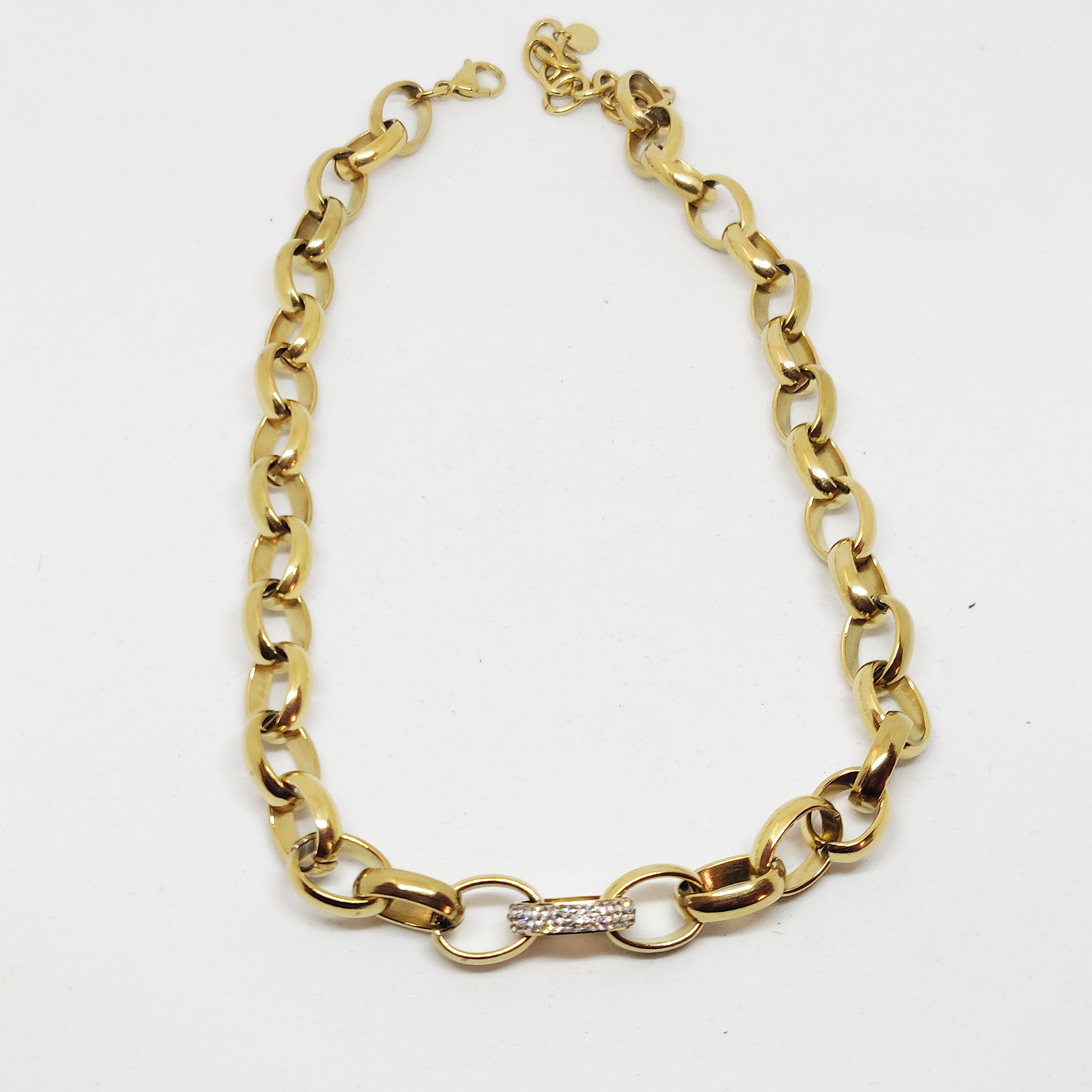 Collier Maillons Cristaux