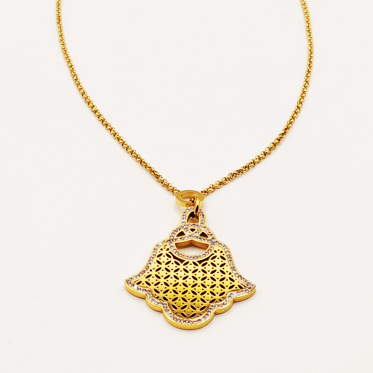 Collier Maillons Grande Main de Fatma Luxe