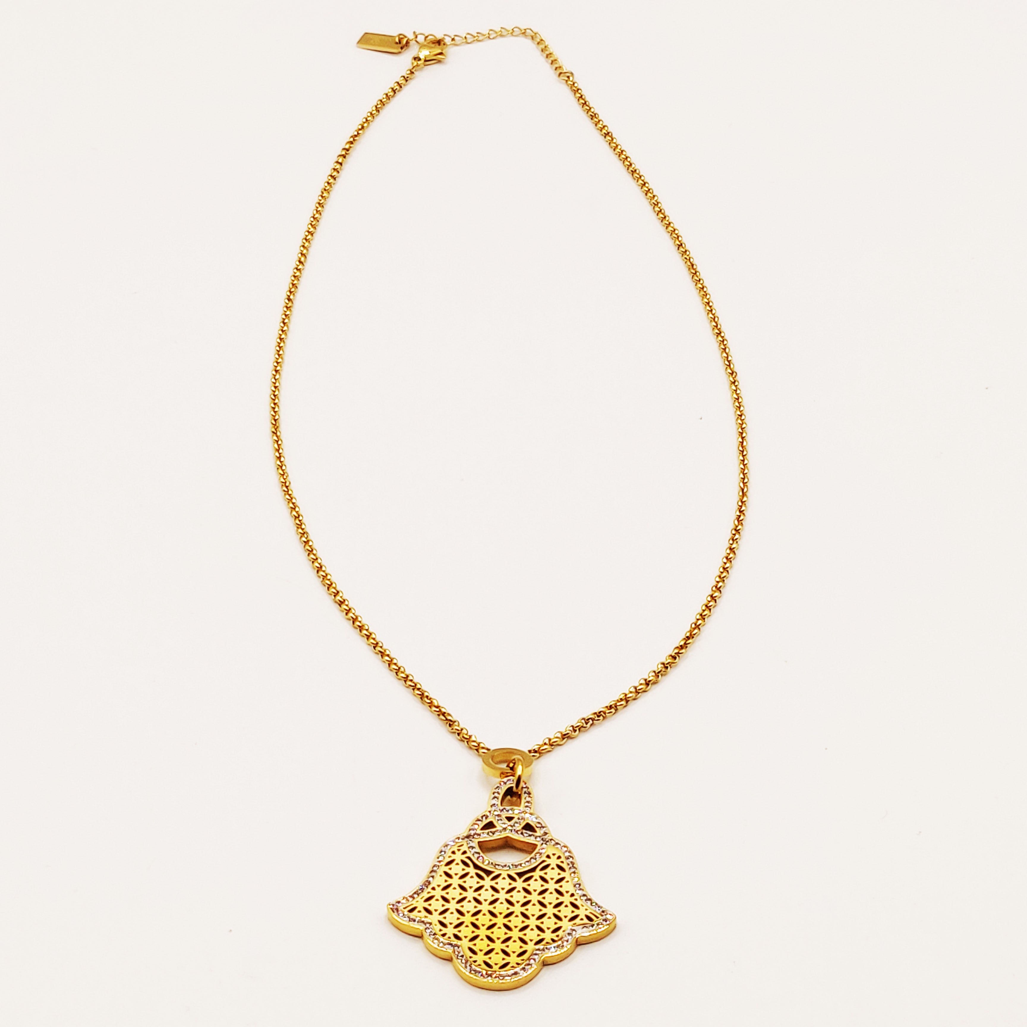 Collier Maillons Grande Main de Fatma Luxe