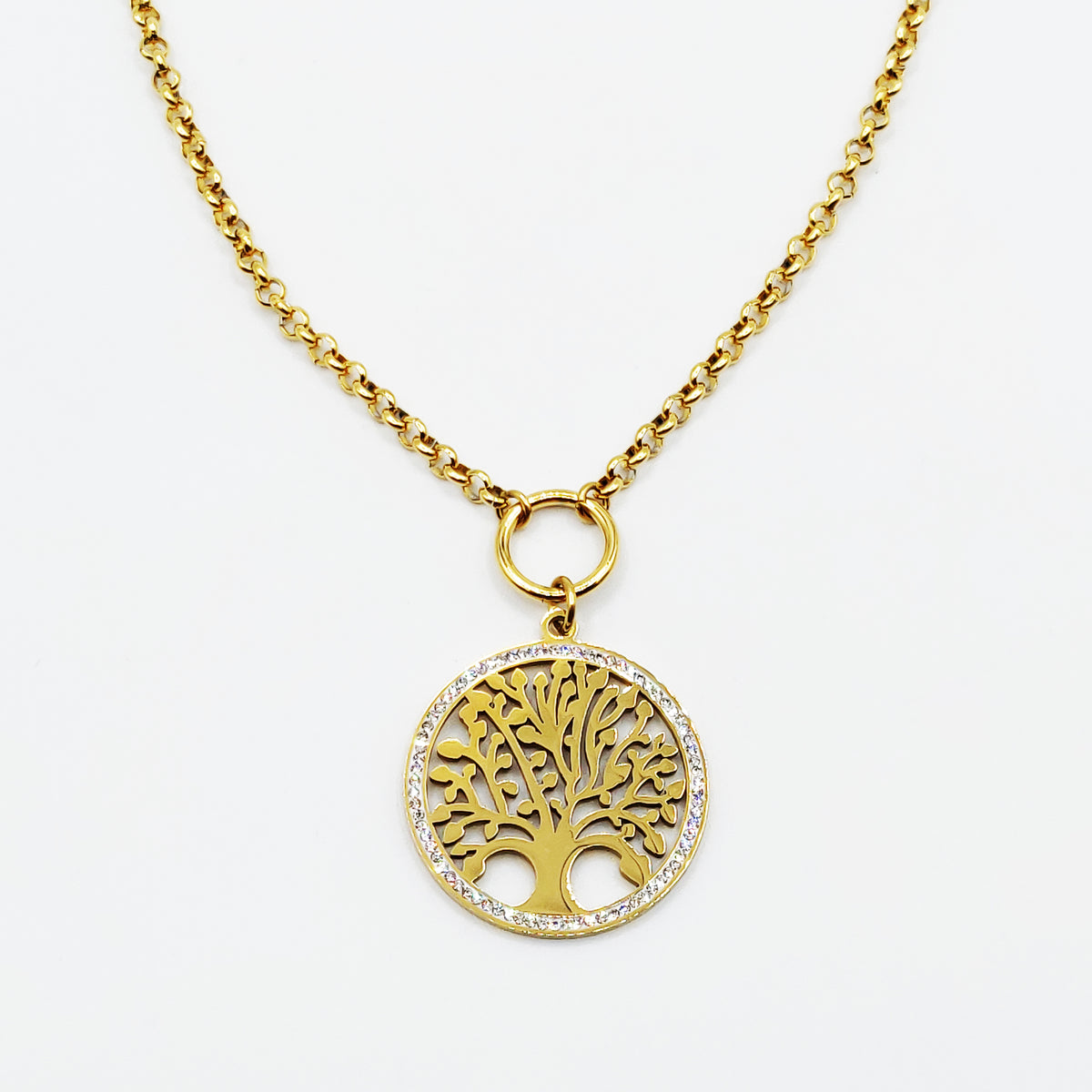 Collier Maillons Grand Pendentif Eden