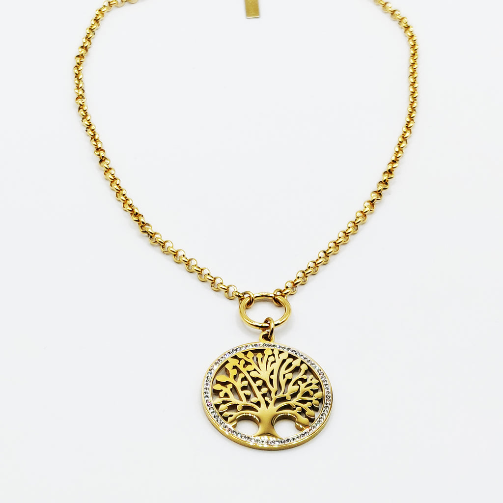 Collier Maillons Grand Pendentif Eden