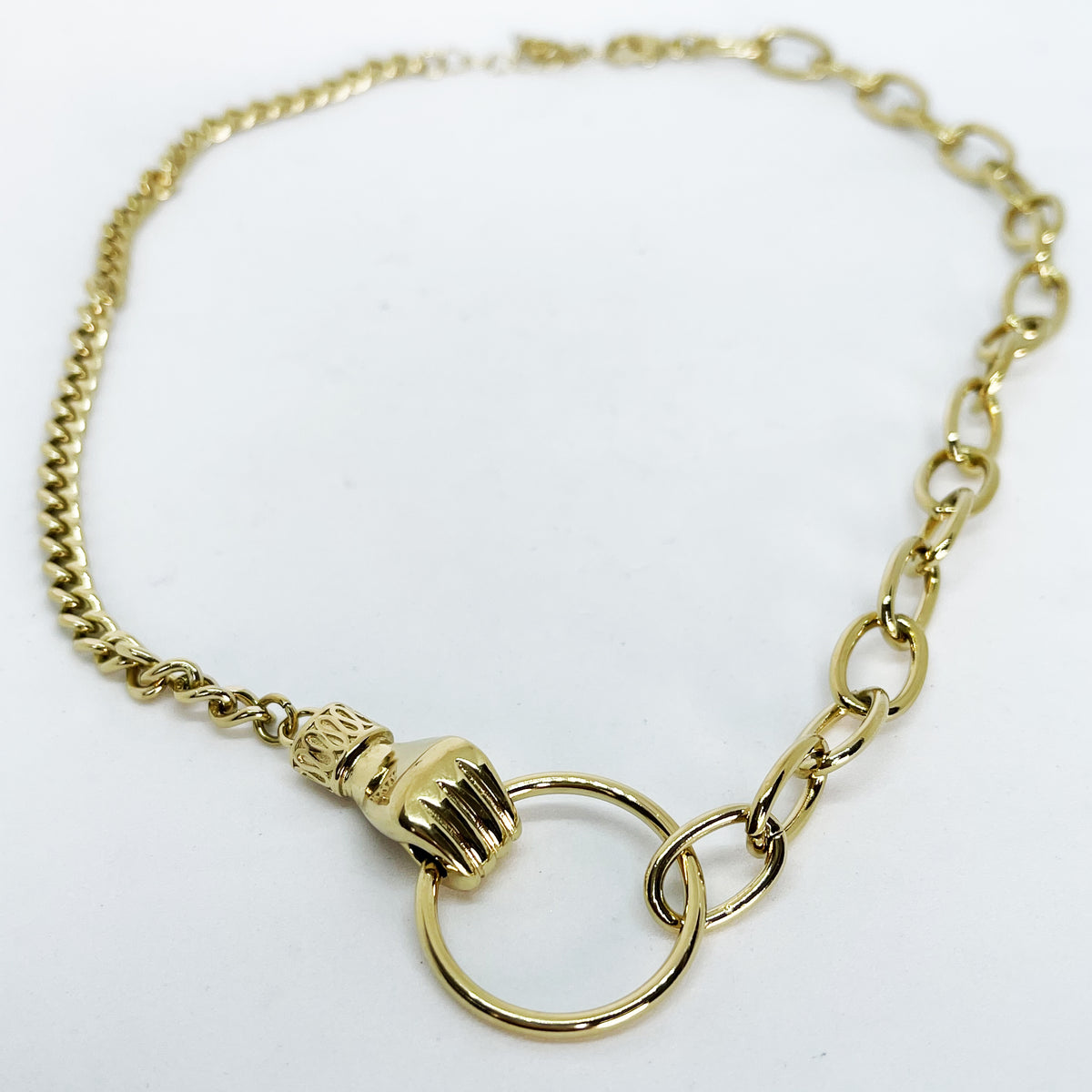Collier Main et Cercles / Tresse et Chaîne